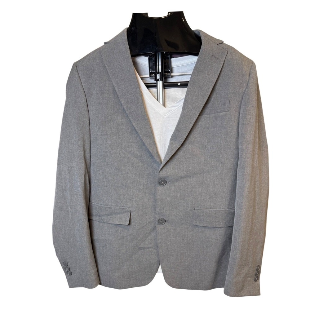 NWT INC International Concepts Mens Slim Fit Gray Blazer Jacket Size M MSRP $139
